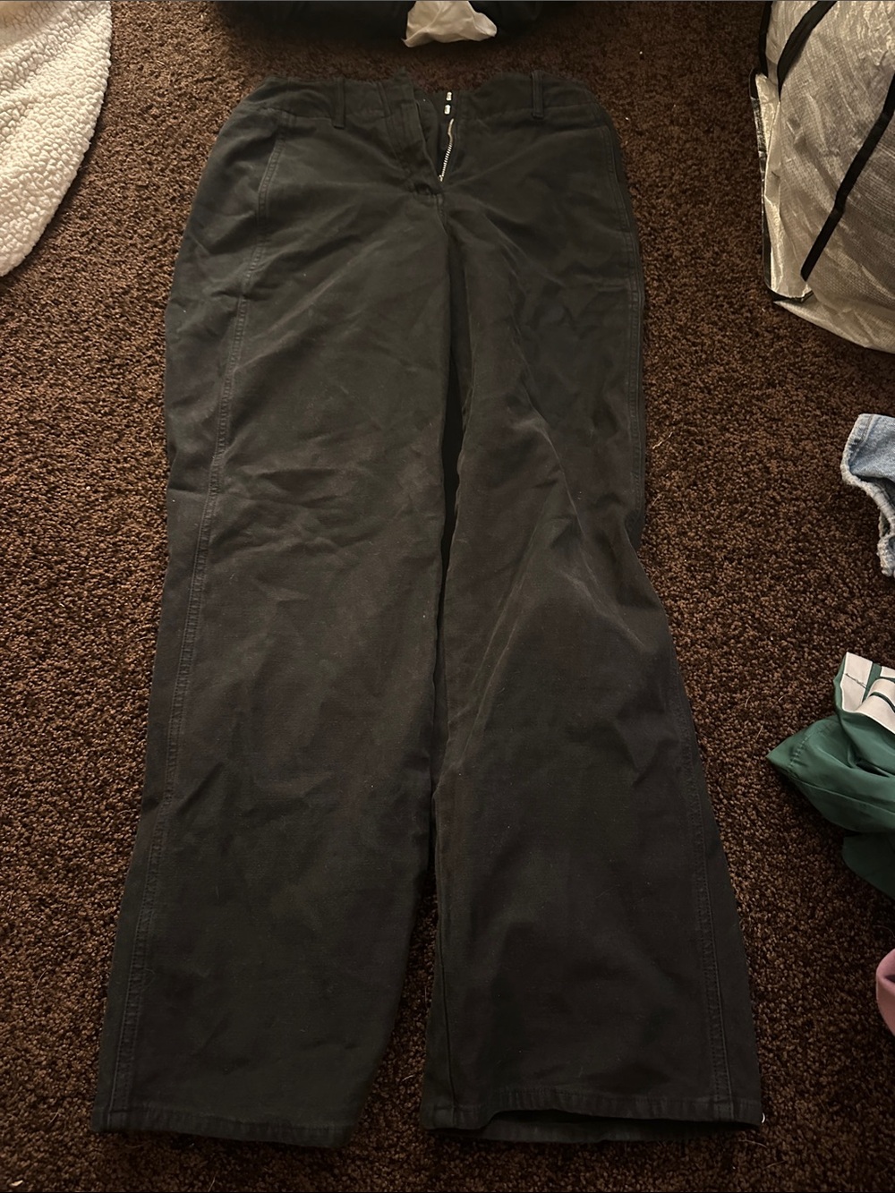 Wilfred Black Wide-Leg Trousers